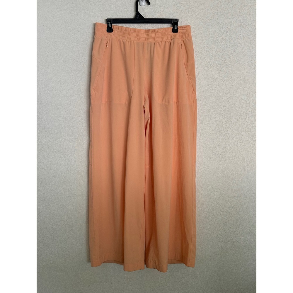 Lululemon Swift Mid-Rise Wide-Leg Pant Peach Bellini Orange LW5FFBS Size 12